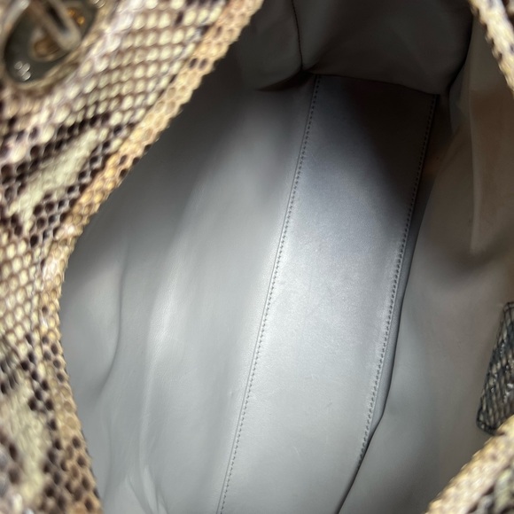 Large Python Lady Dior bag - Picture 8 of 14
